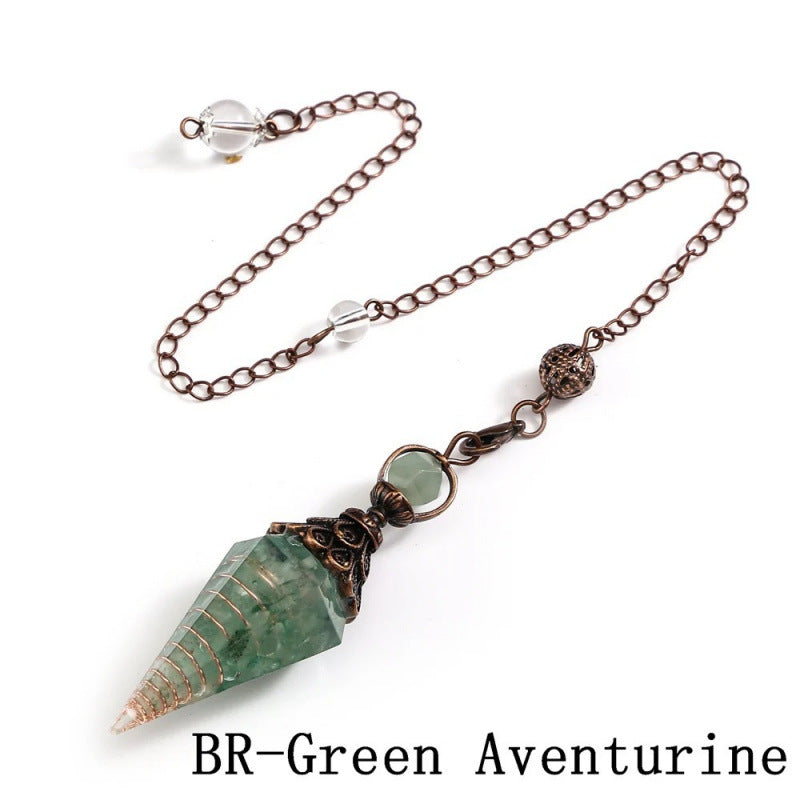 Wholesale Amethyst Crystal Hexagon Pendant Ancient Silver for DIY Jewelry Making Decorative Gift