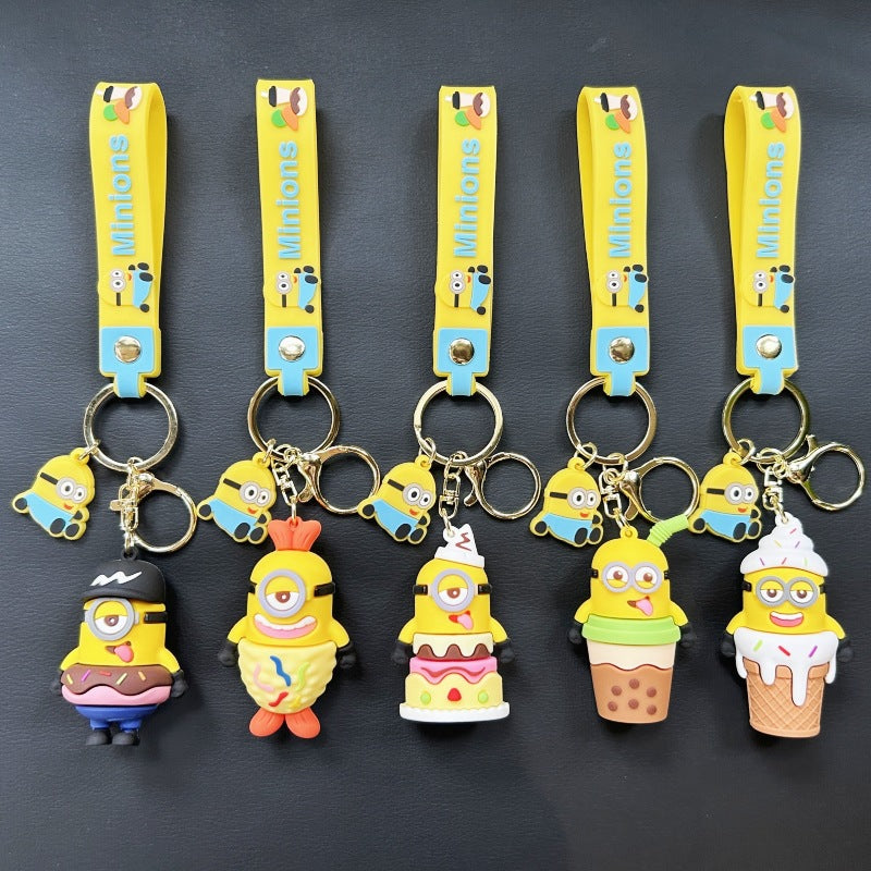 Wholesale Cartoon PVC Soft Glue Keychain ACCVIP-KC-WuY003