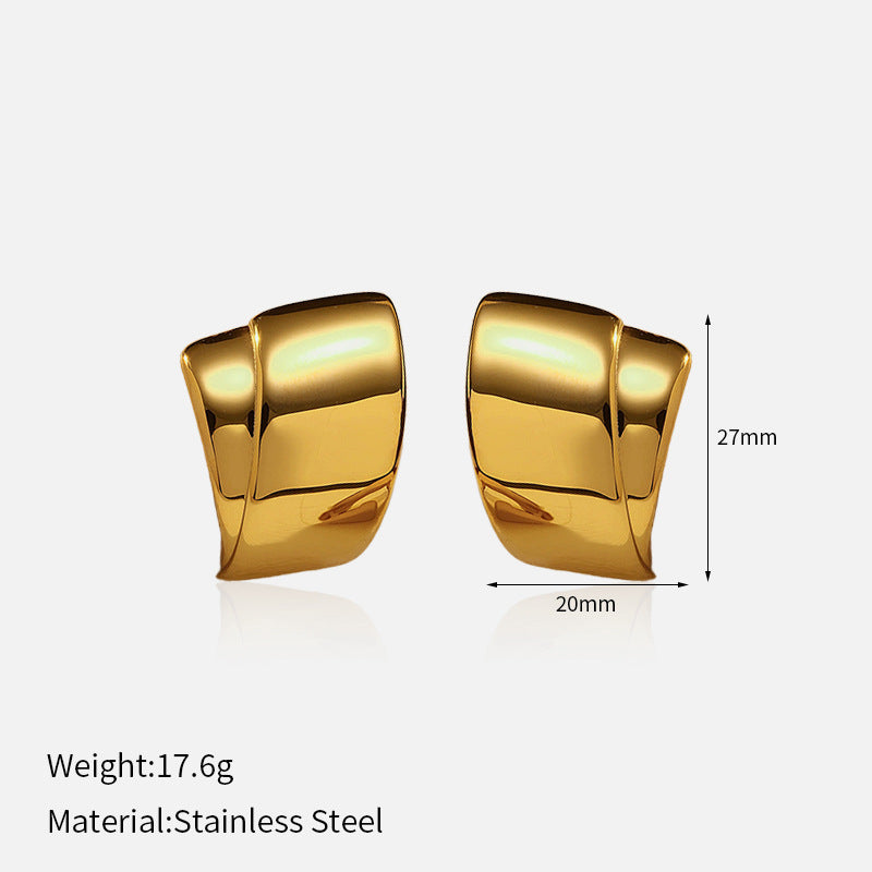 Wholesale  luxury multi-style stainless steel earrings