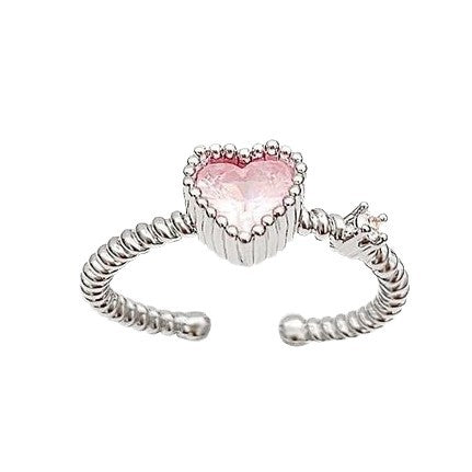 Wholesale Adjustable Micro Pavé Zircon Ring Fashion Accessory Gift for Women