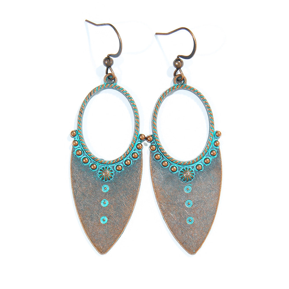 Wholesale Bohemian Tribal Ethnic Style Earrings for Holiday Travel Fashion Accessory