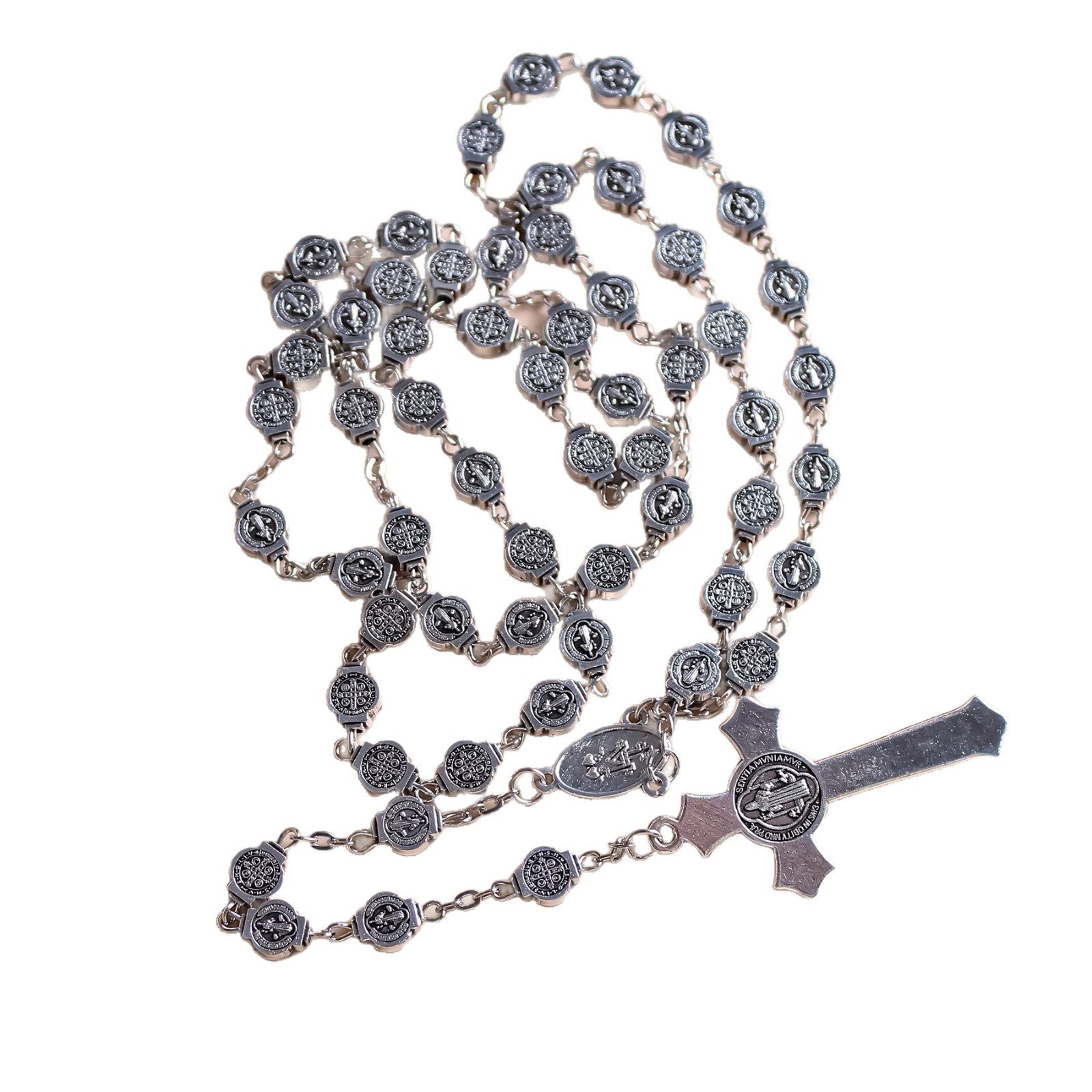 Wholesale Vintage Rune Cross Long Necklace