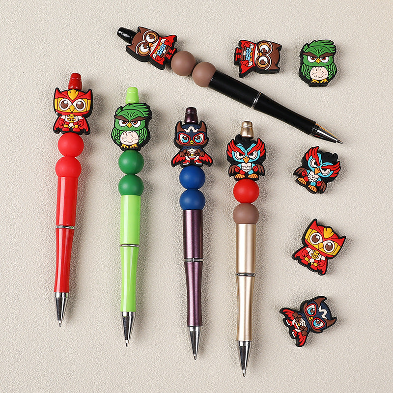 Wholesale 20pcs Cartoon Owl Focal Beads DIY Bead Accessories ACC-BDS-RongFa047