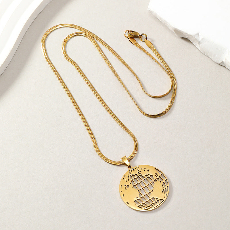 Wholesale Stainless Steel Hollow Jewelry Square Playing Card Necklaces ACC-NE-WangG003