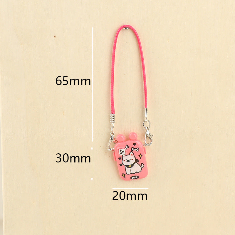 Wholesale Cute cartoon mini mobile phone pendant doll accessories