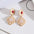Wholesale Retro Glaze Gold Personality Exaggerated Silver Needle Middle Ancient Earrings