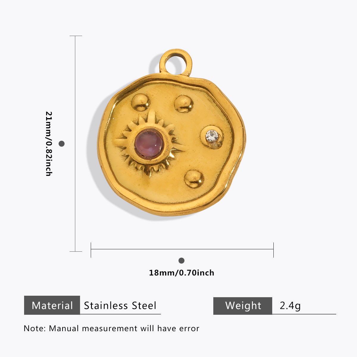 Wholesale Stainless Steel  Pearl Pendant Oil Drop Key Lock Pendant