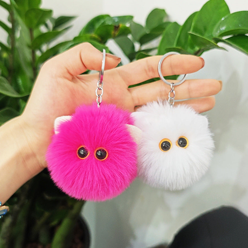 Wholesale Cute Plush Cat Head Keychains ACC-KC-Chengx005