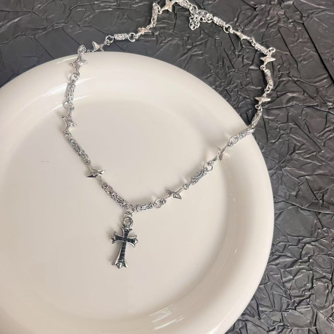 Wholesale  titanium steel cross necklace
