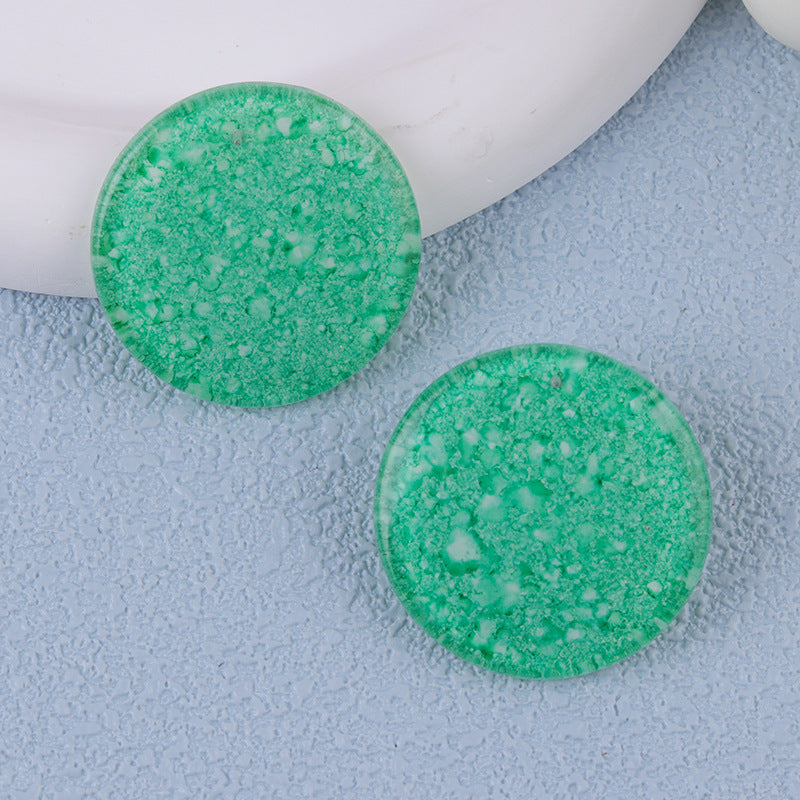 Wholesale  Bohemian love geometric diamond acrylic earrings