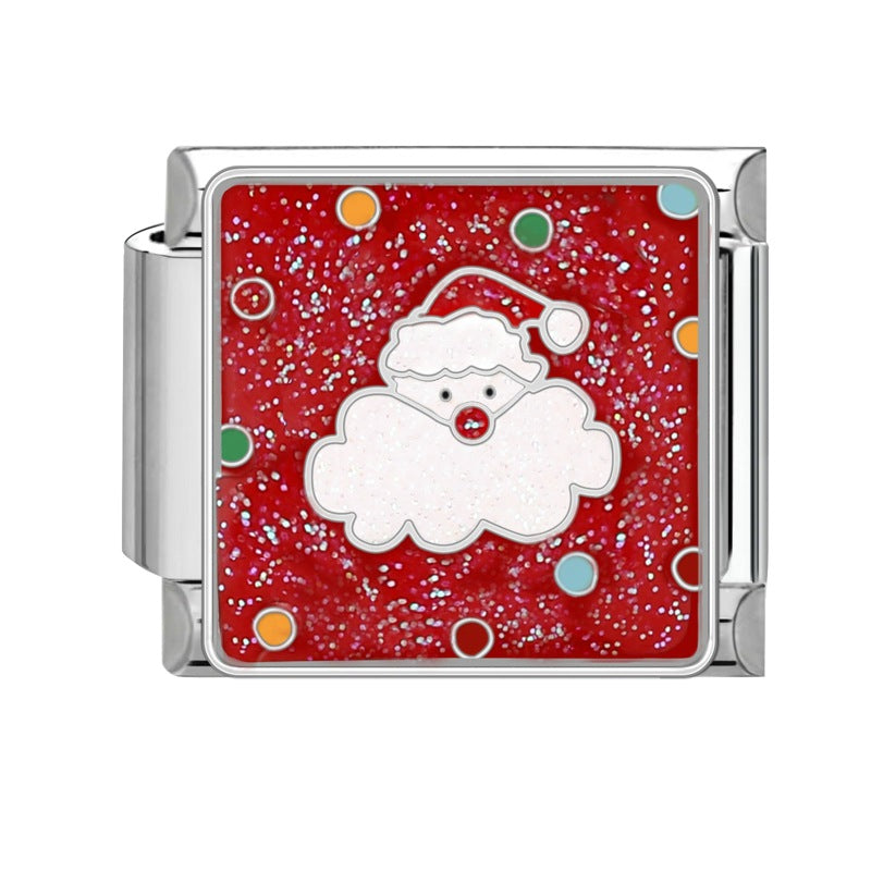 Wholesale Steel bottom Christmas retro bracelet accessories handmade DIY bracelet