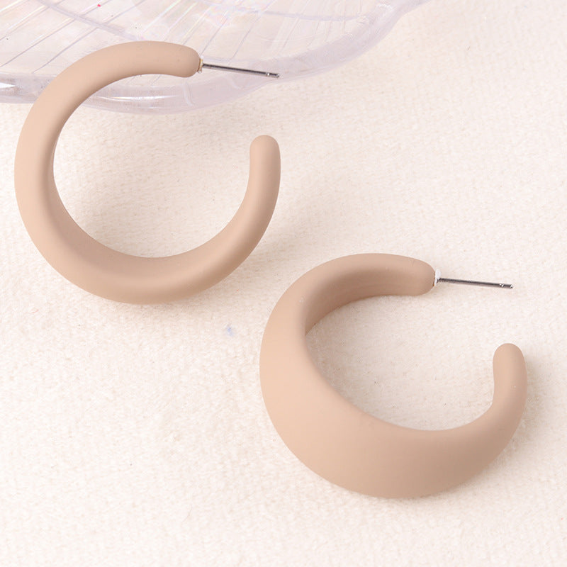 Wholesale  Colorful Candy Color Exaggerated Earrings