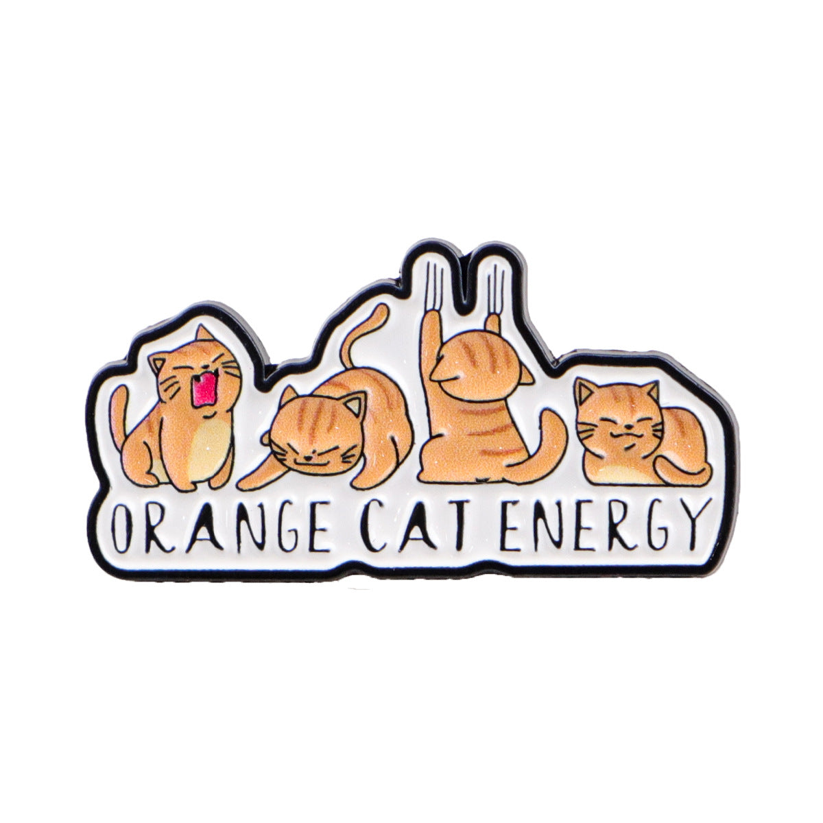 Wholesale Monster Cat English Quote Brooch Badge