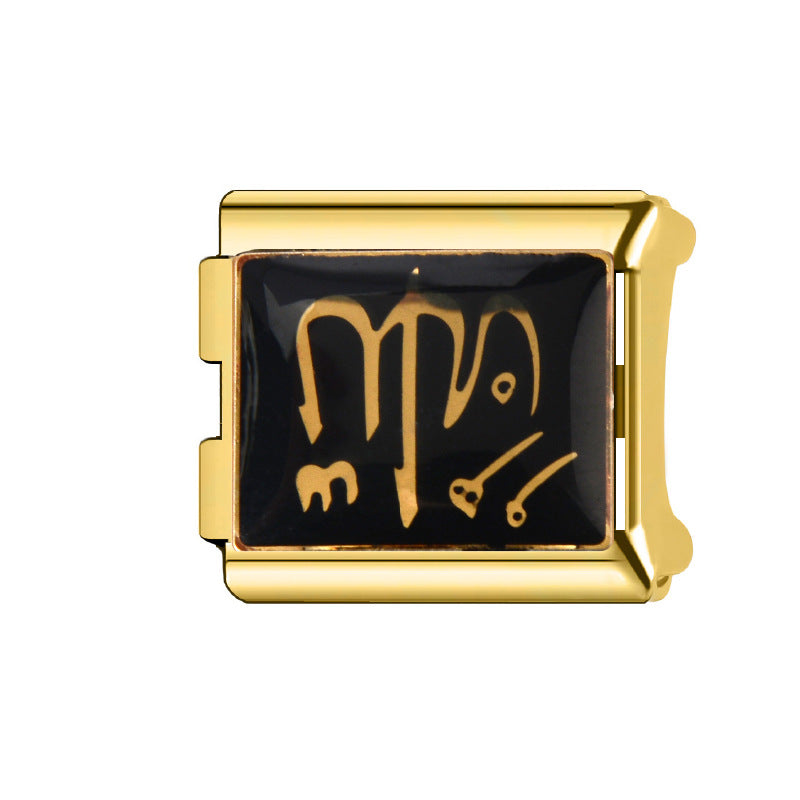 Wholesale Italian Charm Bracelet 9mm DIY Splicing Cartoon Cute Stainless Steel Composable Bracelet