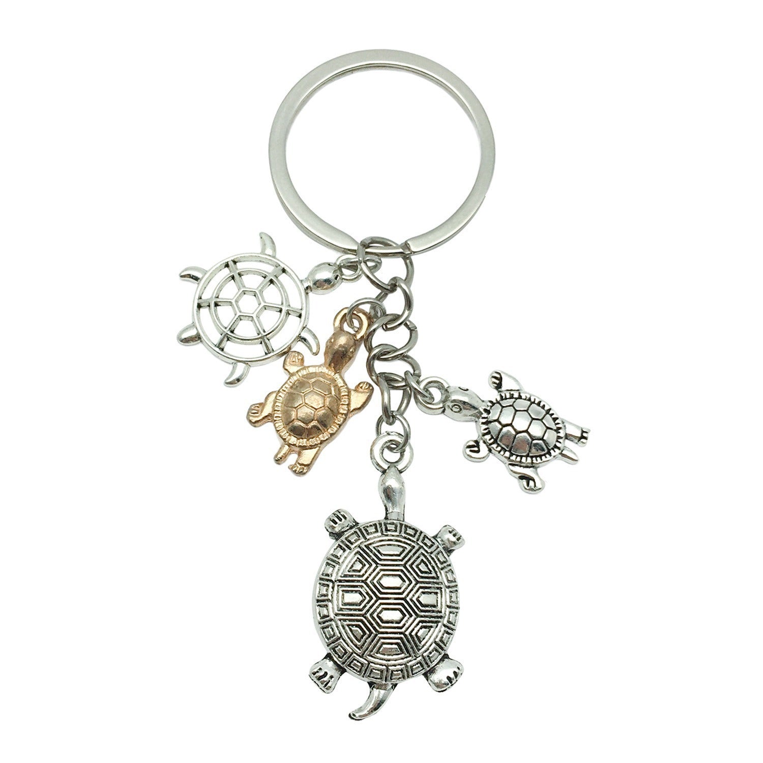 Wholesale Trendy Glowing Seashell Keychain Cute Starfish And Conch Charm For Couples Car Key Accessory Gift