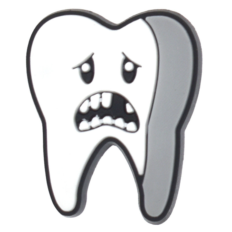 Wholesale Random 100pcs Teeth Series Shoes Accessories Shoes Charms