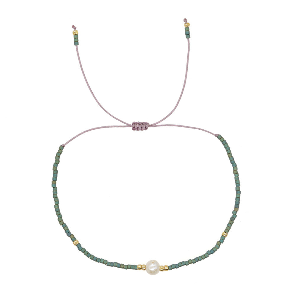 Bracelet perlé naturel de style bohème en gros