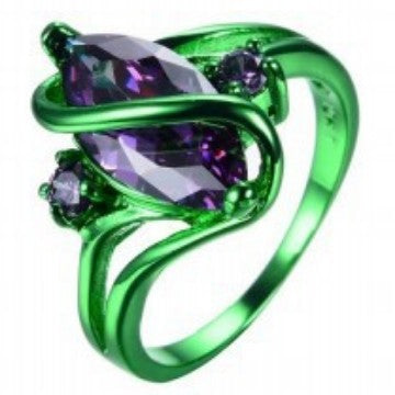 Anello verde avvolgente all'ingrosso