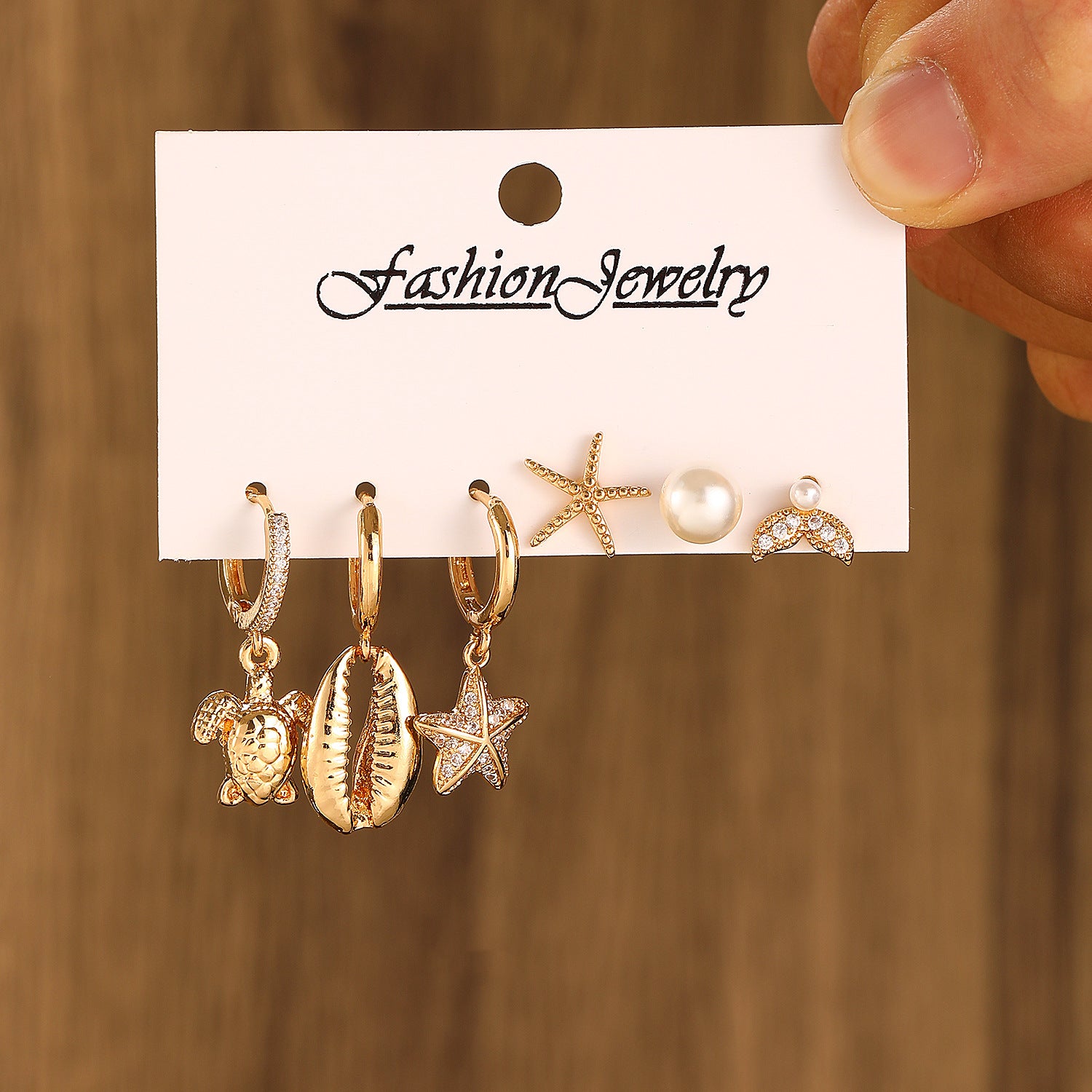 Wholesale  Light Luxury Chain Stacked Niche Exquisite Earring