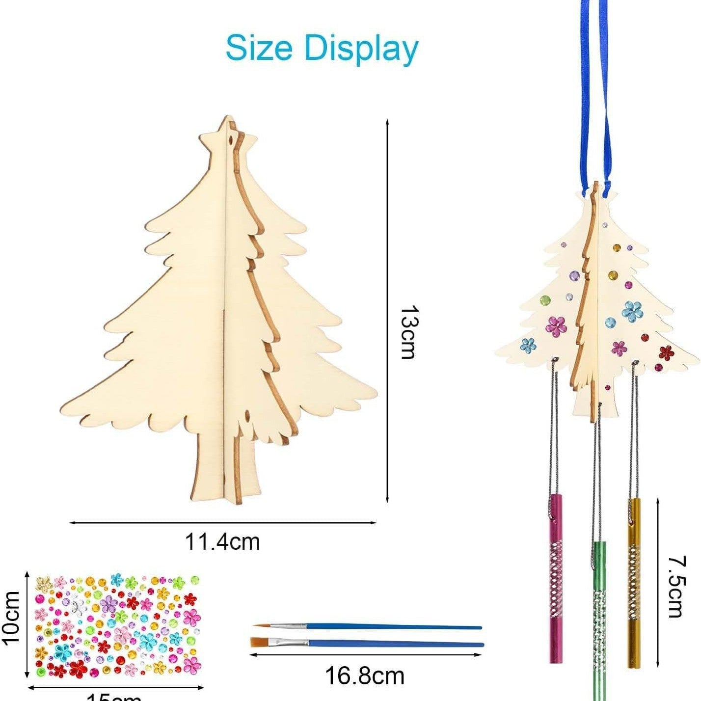 Wholesale  butterfly wind chime diy handmade material bagit