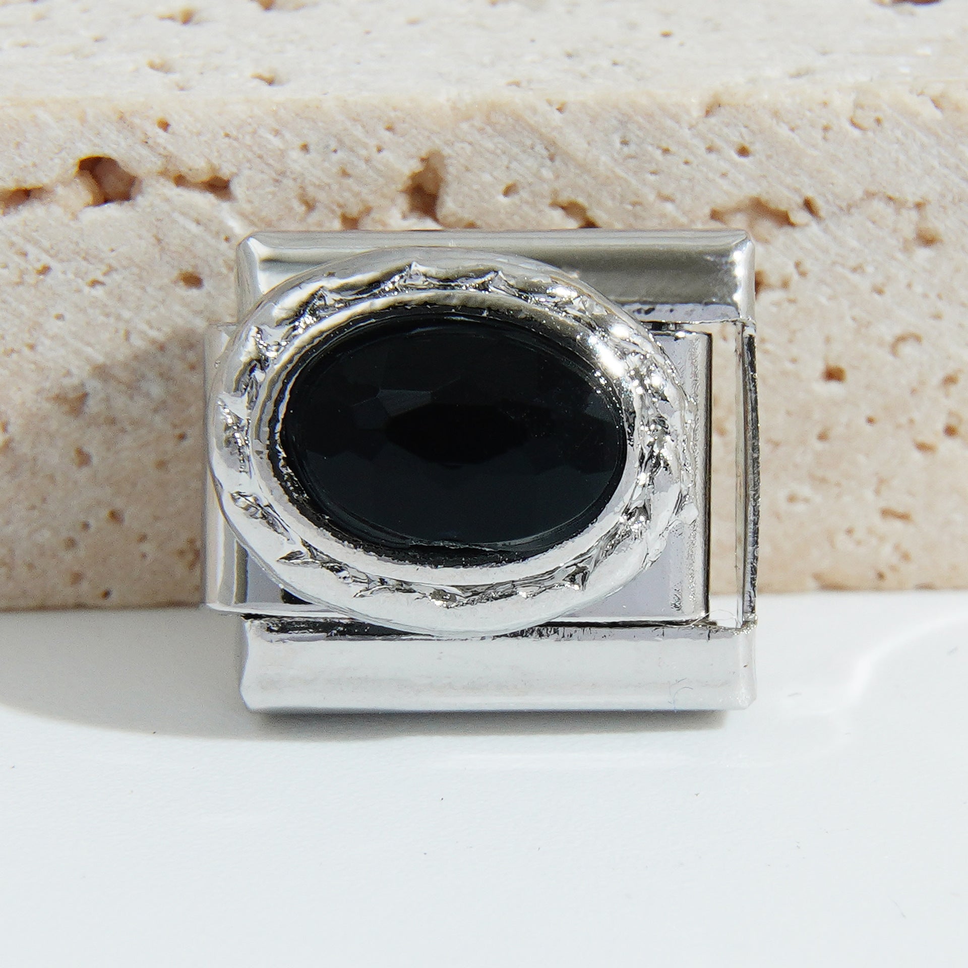 Bracelet de charme italien en gros de 9 mm Bridine d'épissage en acier inoxydable Bracelet composable