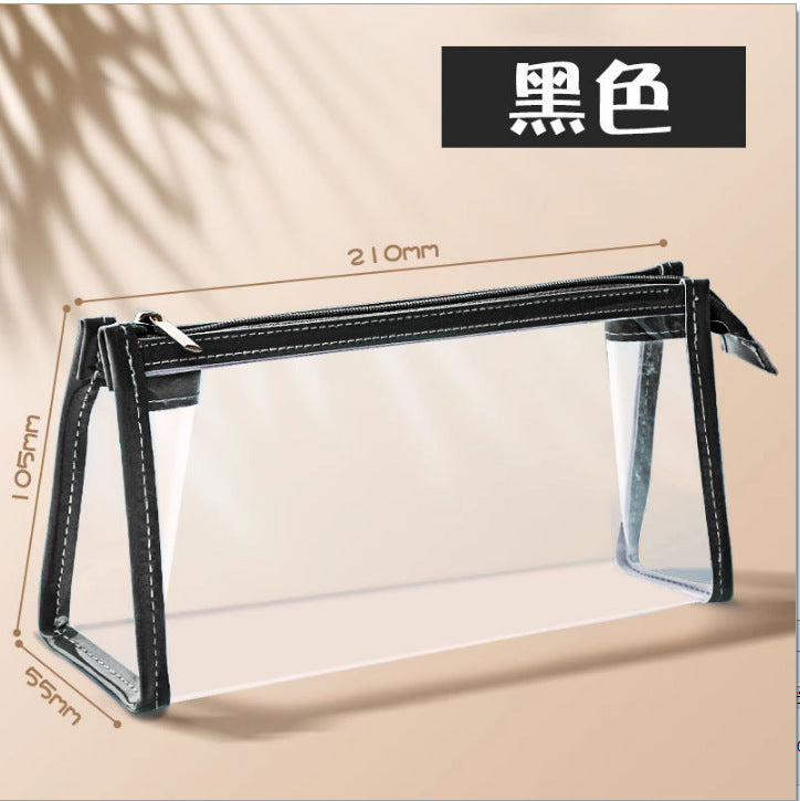 Wholesale Back to School transparent large capacity pencil case