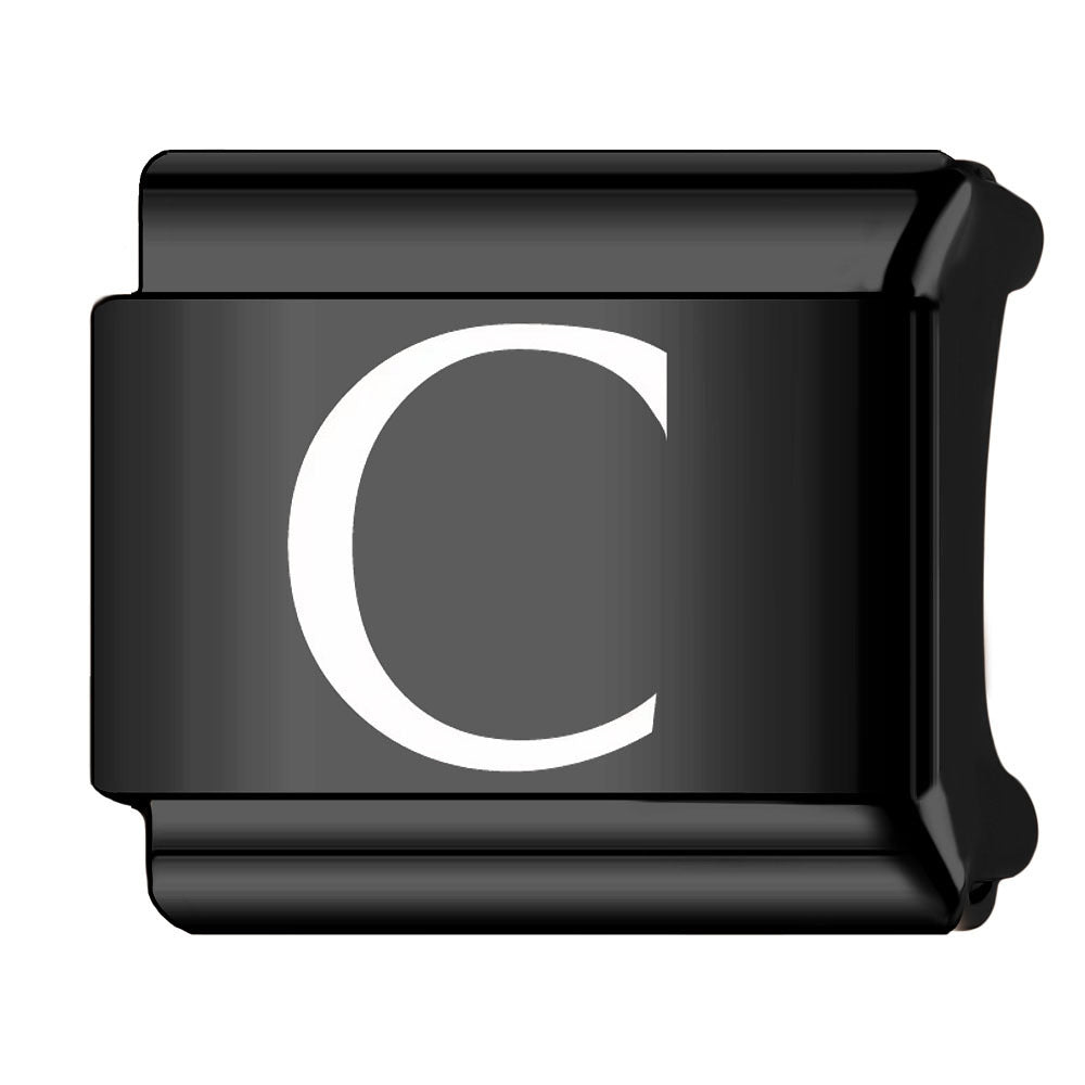 Wholesale Italian Charm Bracelet 9mm DIY Splicing Laser Letters Stainless Steel Composable Bracelet