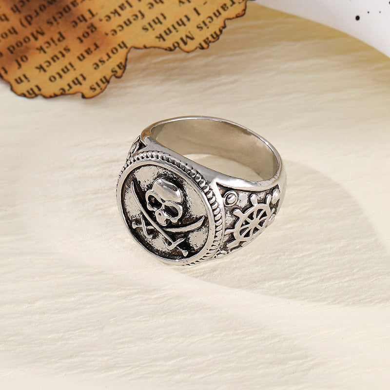 Wholesale  Personalized Pirate Skull Ring