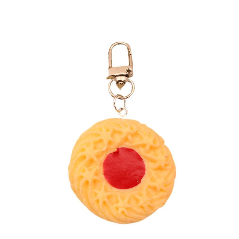Wholesale Cookies Creative Personality DIY Resin Keychains ACC-KC-YiNian004