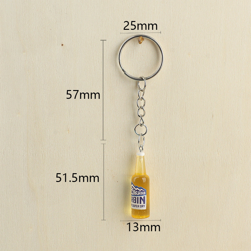 Wholesale Beer bottle keychain