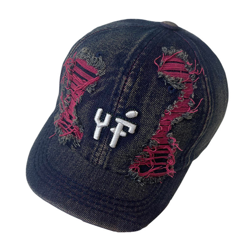 Wholesale sunshade sunscreen Denim short-brimmed baseball cap