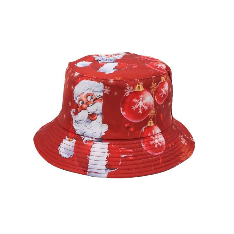 Wholesale Christmas Elements Double-sided Bucket Hat ACC-HT-Wenh001