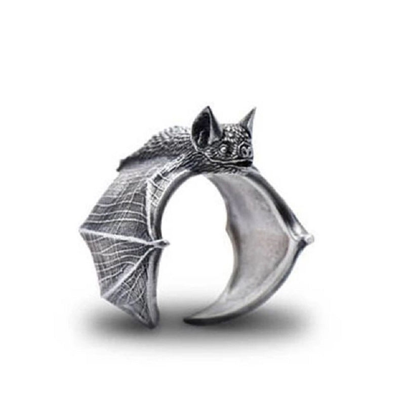 Wholesale Copper Bat Ring Vintage Style Adjustable Jewelry Accessory for Men
