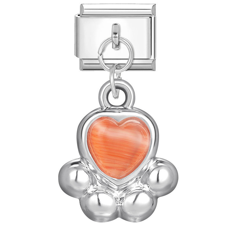 Wholesale 9mm Italian Charm Starter Bracelets DIY square Single Section Creative Stainless Steel Composable Bracelet