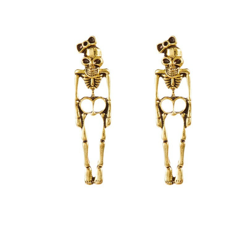 Wholesale Punk Style Skull Earrings Gothic Halloween Series  Earrings