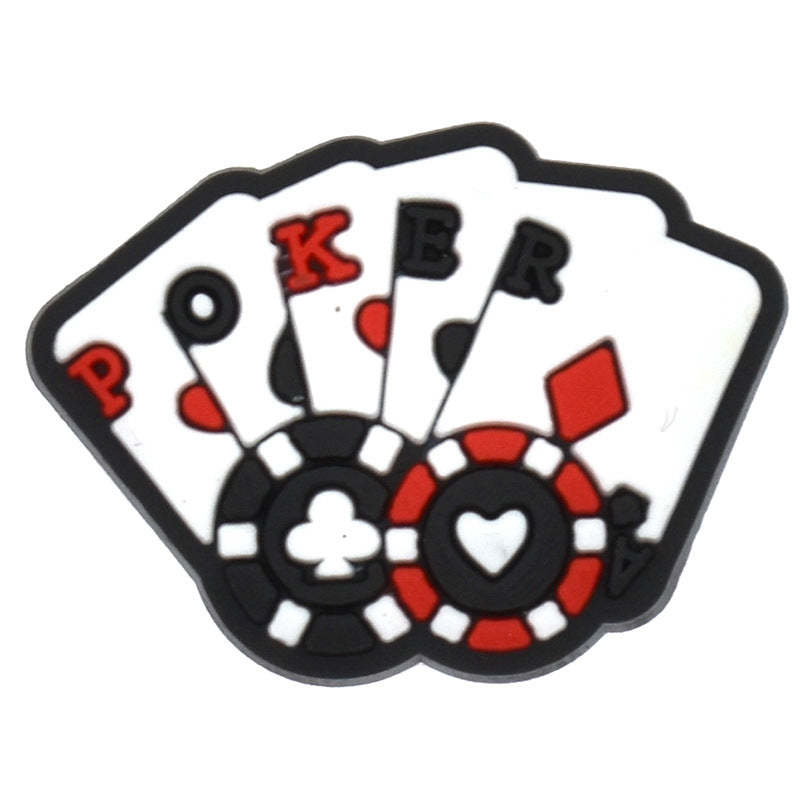 Wholesale Random 100pcs Las Vegas Series Shoes Accessories Shoes Charms