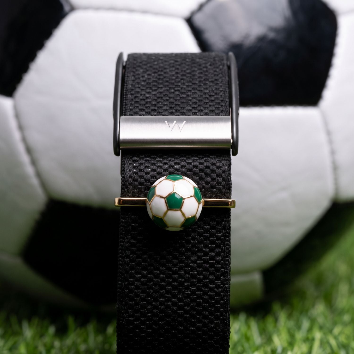 Wholesale Stainless Steel Football Pendant Charm Sports Theme Watchband Accessory Trendy Jewelry Gift
