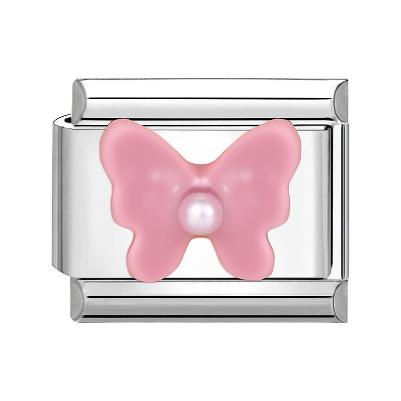 Wholesale  Italian Charm Bracelet 9mm DIY Colorful Personalized Creative Stainless Steel Composable Bracelet