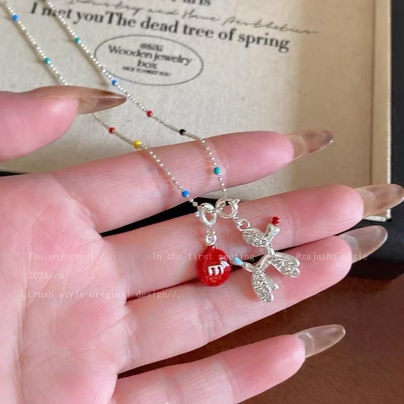 Wholesale Colorful Balloon Dog Necklace