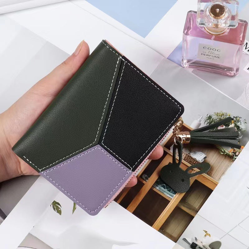 Wholesale Bi-fold Short Women's Zipper Wallet