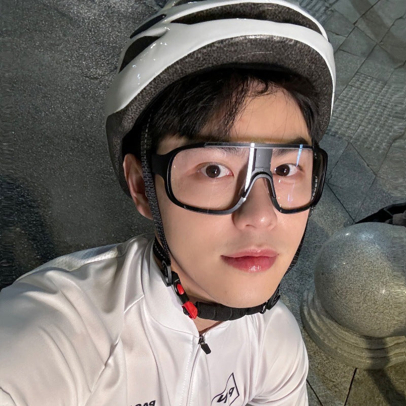 Wholesale Trendy Frameless Windproof Cycling Sunglasses UV400 Fashion Accessory Gift for Men