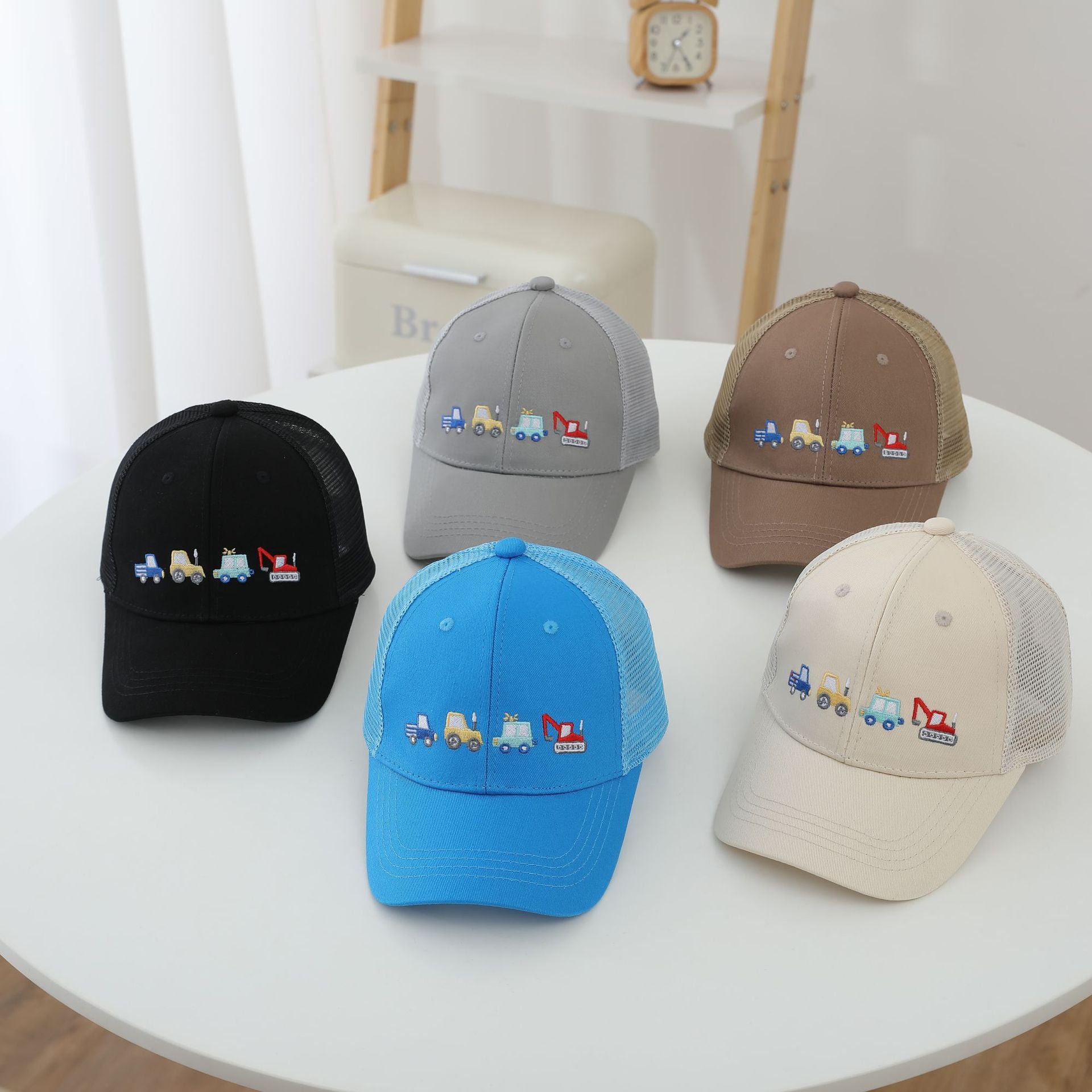 Wholesale Cartoon Children's Hats Brushed Cloth Baseball Cap Sun Hat Kids Hat ACC-KH-WoBang001