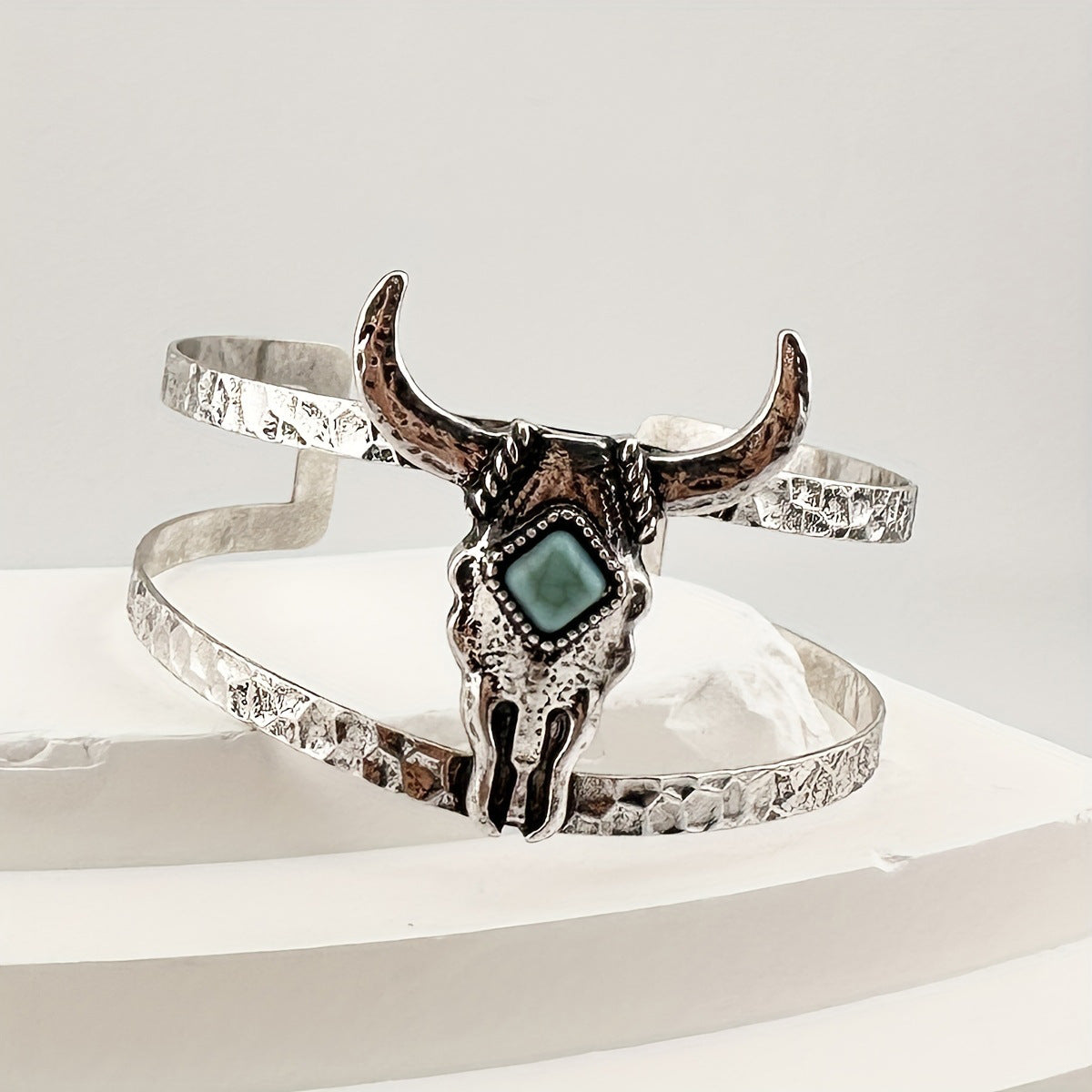 Wholesale 5pcs Taurus Turquoise Open Bracelet