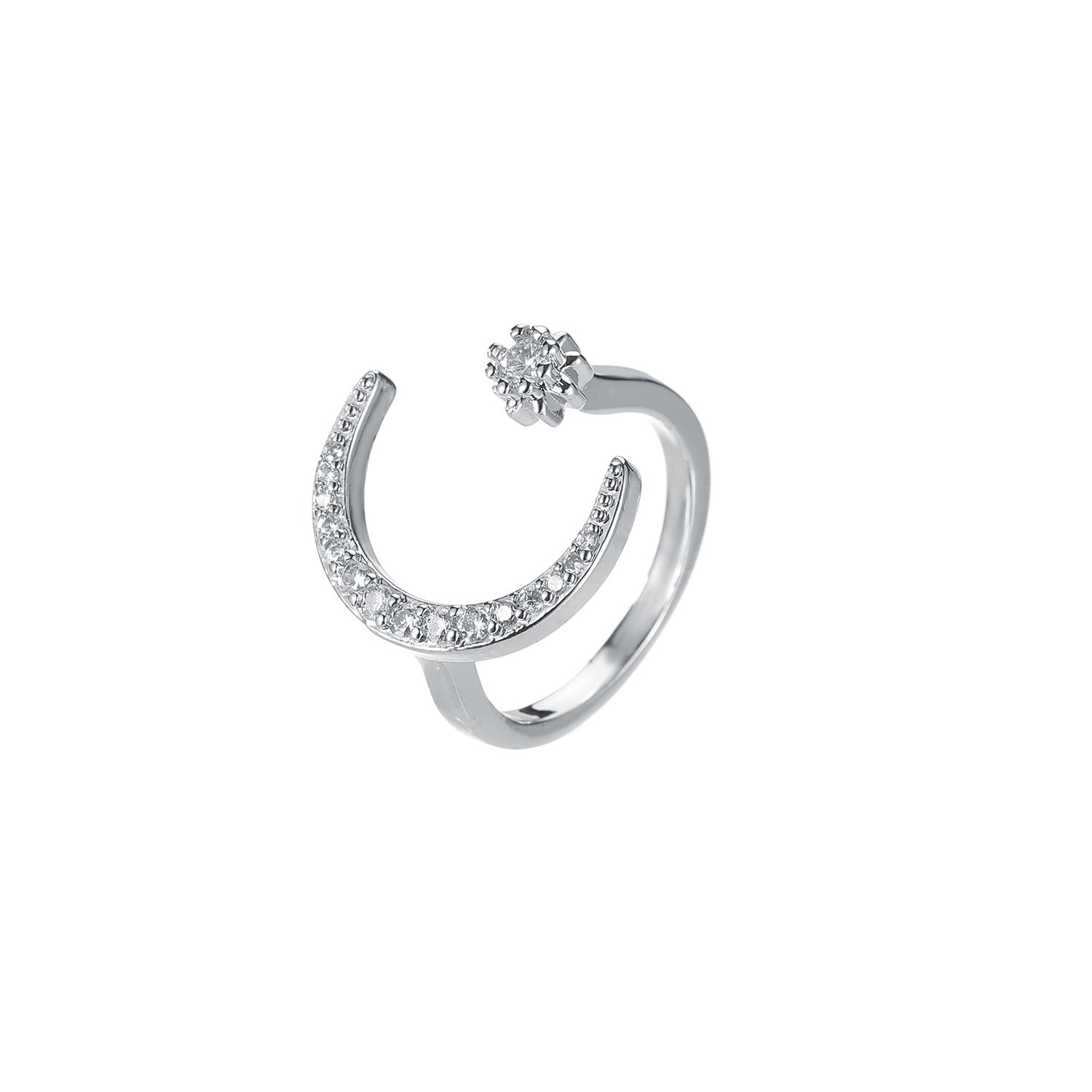 Wholesale Star Moon Ring Women's Index Finger Distinctive Fashion Fine Ring