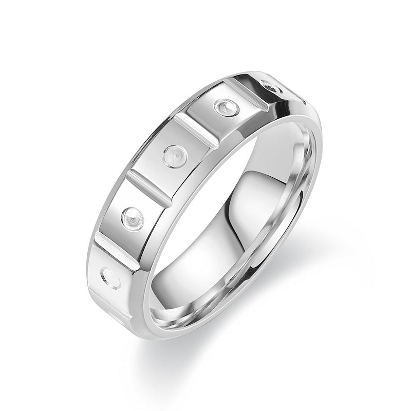 Wholesale Titanium Steel  Couple Ring