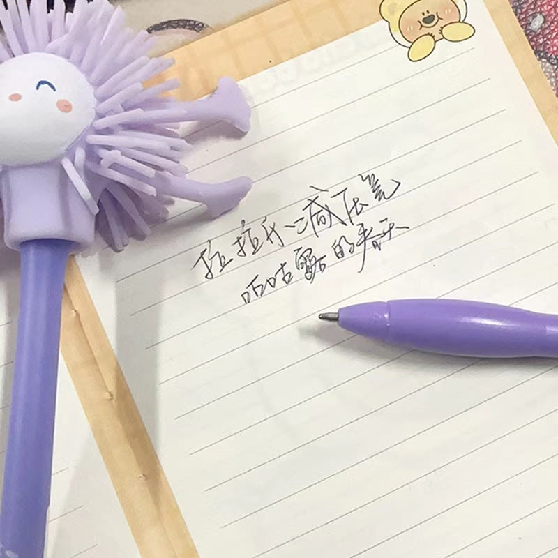 Wholesale Cartoon cute doll ballpoint pen Decompression Ballpoint Pen