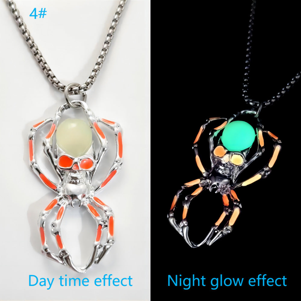 Wholesale Stainless Steel  Skull  Luminous Men' s Pendant