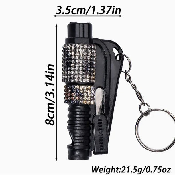 Wholesale Mini Car Seat Belt Release Hammer Keychain with Drill