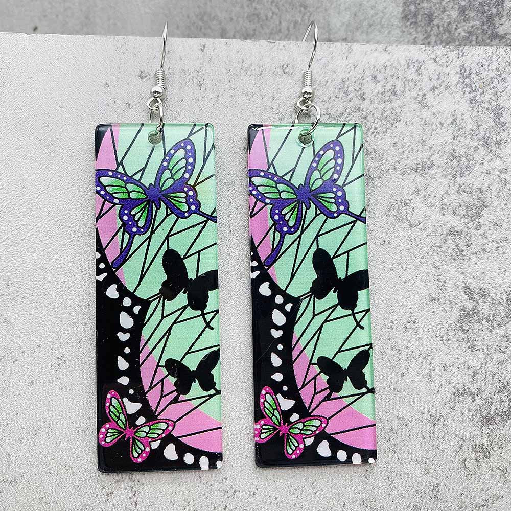 Wholesale Cartoon Butterfly Acrylic Anime Earrings ACC-ES-CY016