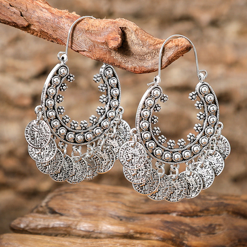 Wholesale Bohemian Ethnic Style Tassel Earrings Fashion Jewelry Accessory for Boutique Resale or Gift